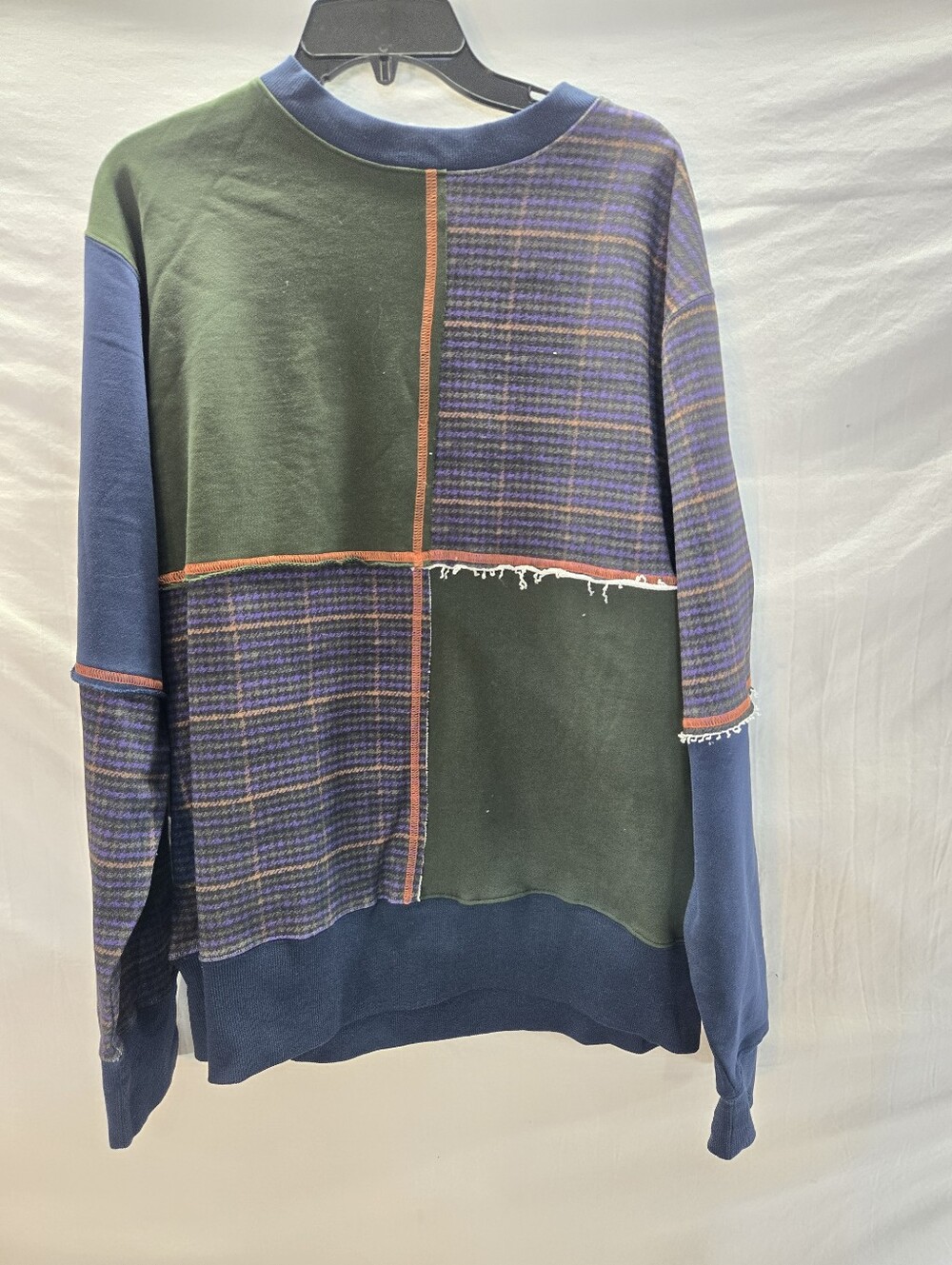 BODEGA Men's Size XL Colorblock Pullover Sweatshirt New with Tags